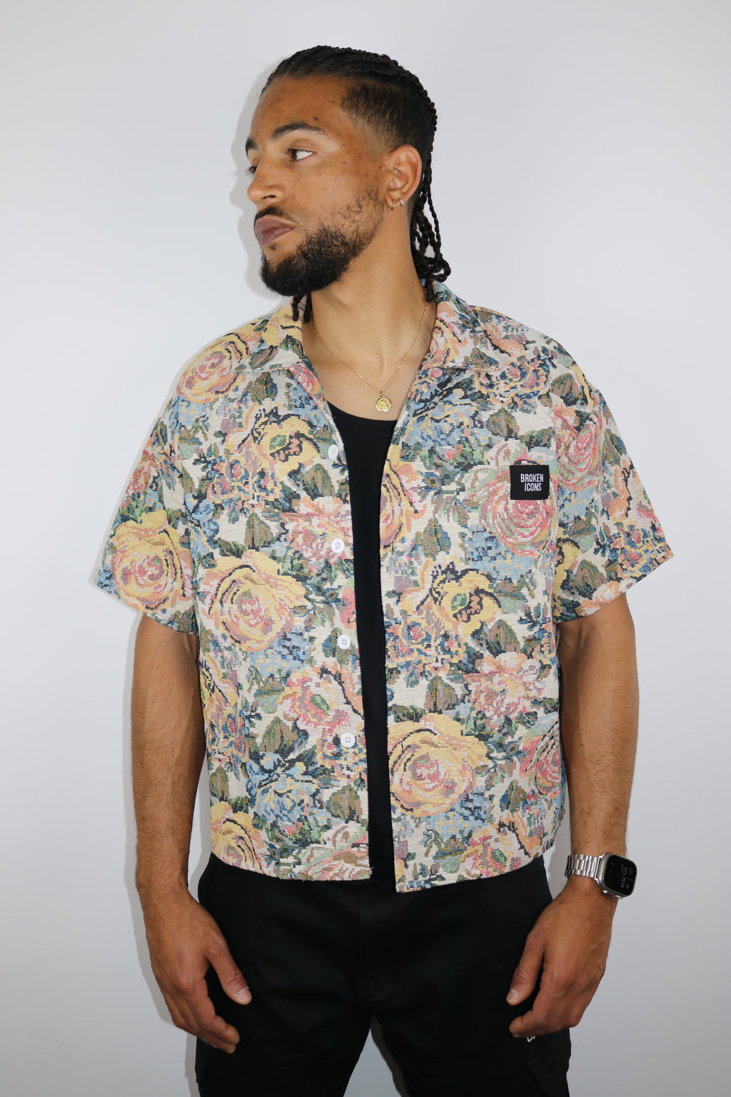 Veste - Tissage Fleurs