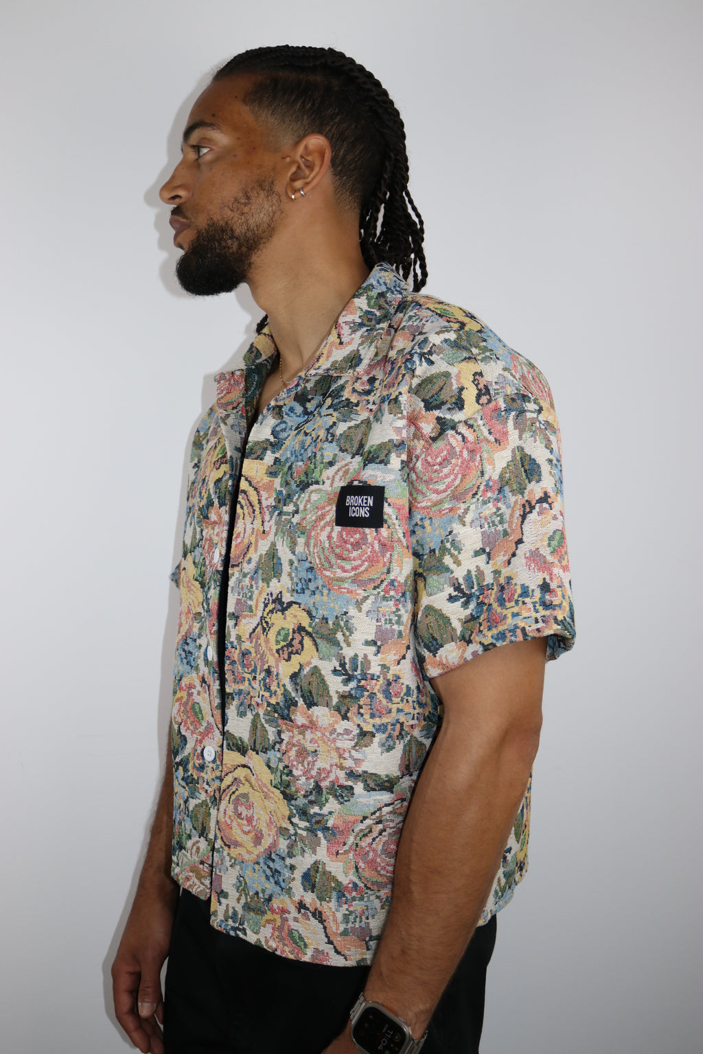 Veste - Tissage Fleurs