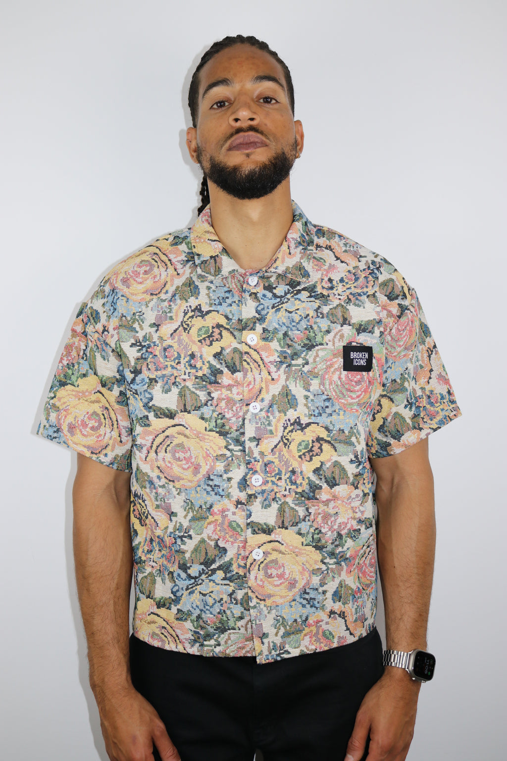 Veste - Tissage Fleurs