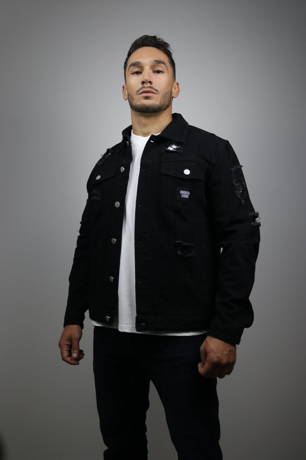 Veste - Jean Noir Déchiré