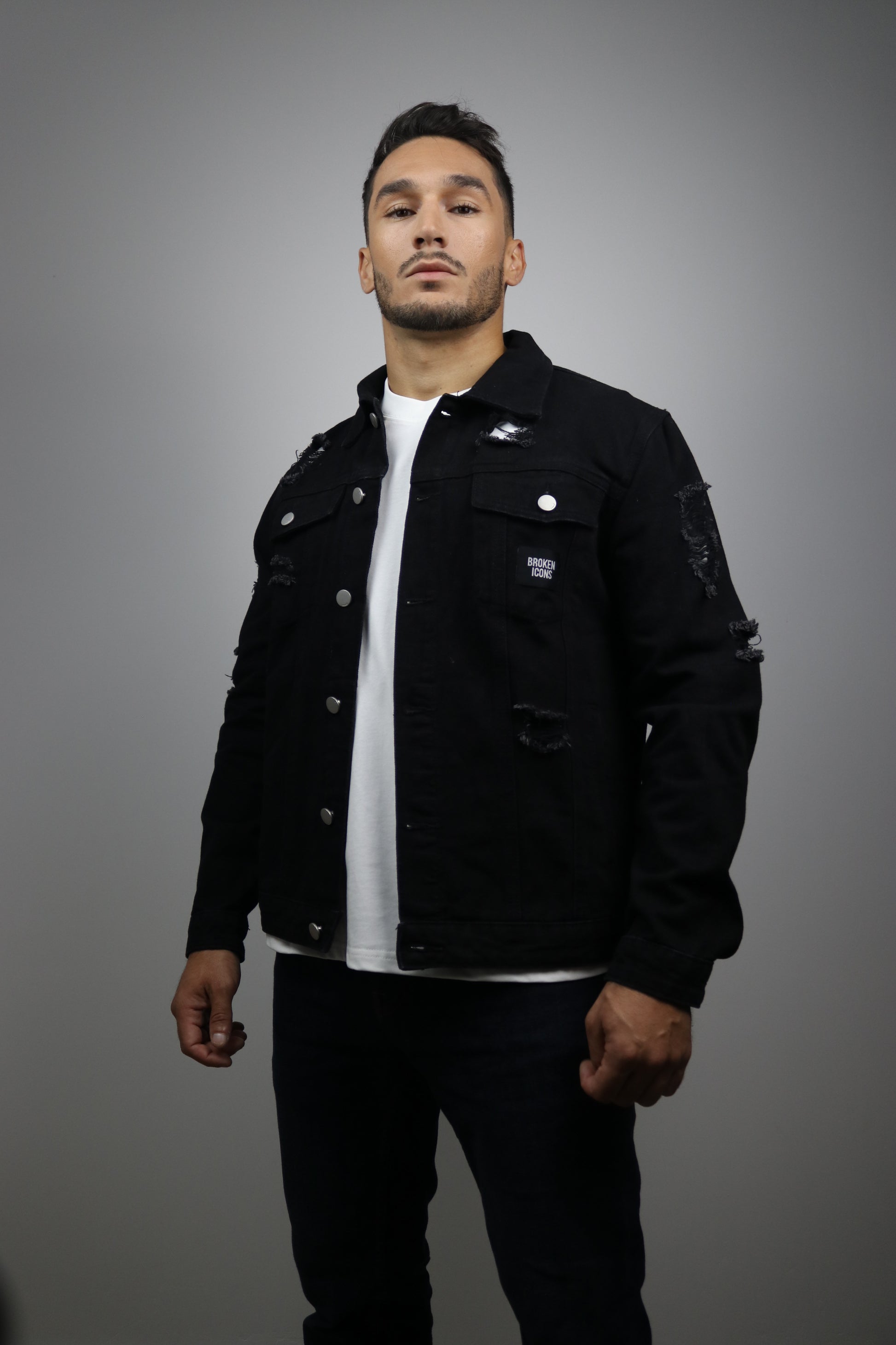 Veste - Jean Noir Déchiré