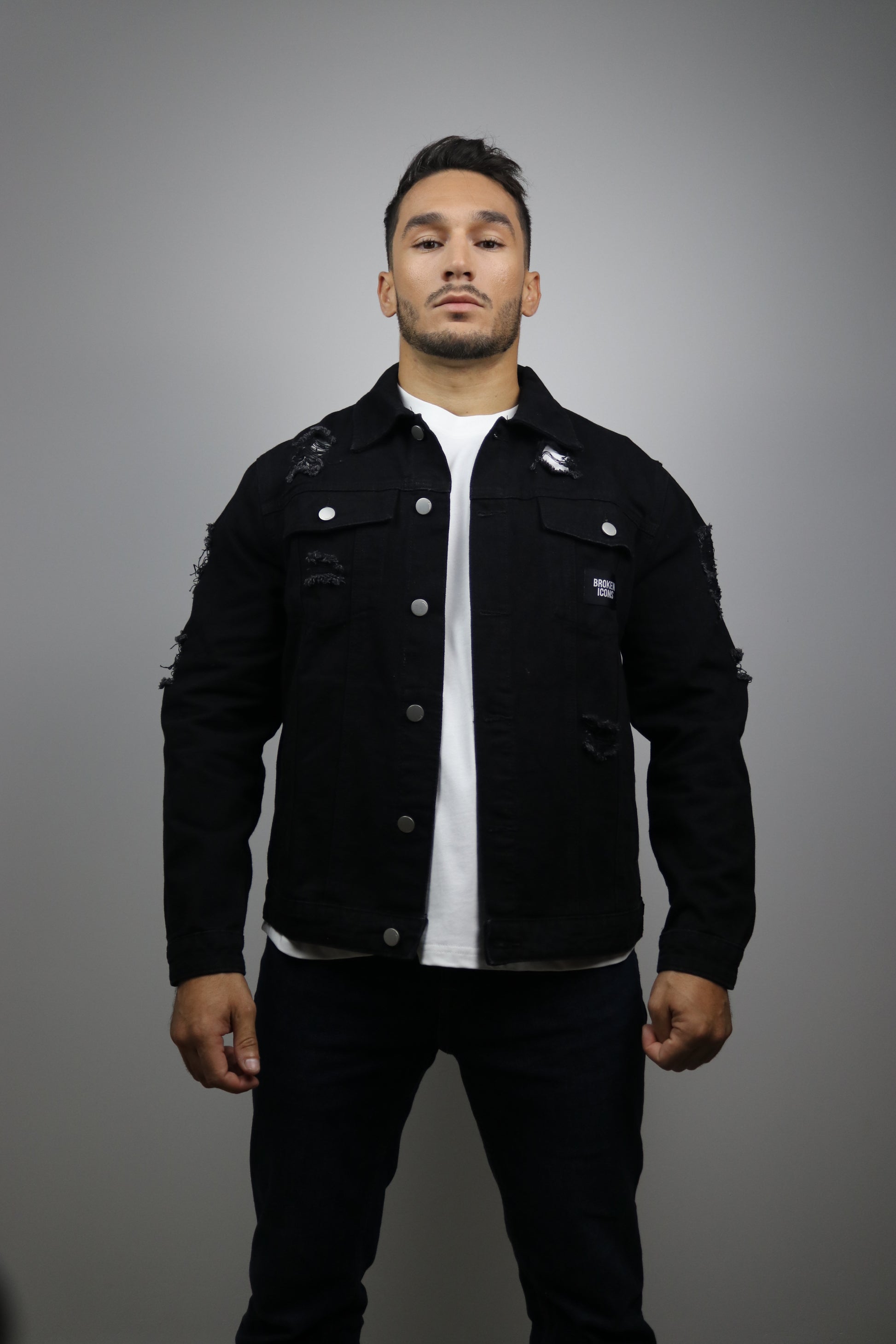 Veste - Jean Noir Déchiré