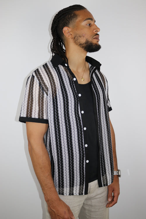 Chemise - AirVelin™ Noir & Blanc