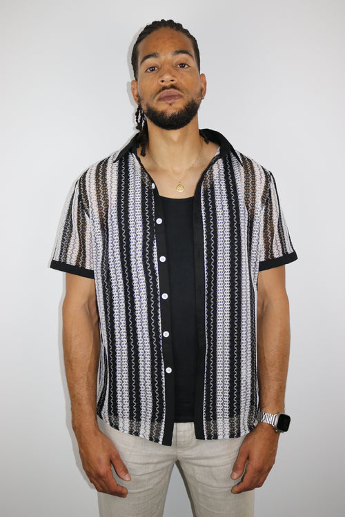 Chemise - AirVelin™ Noir & Blanc