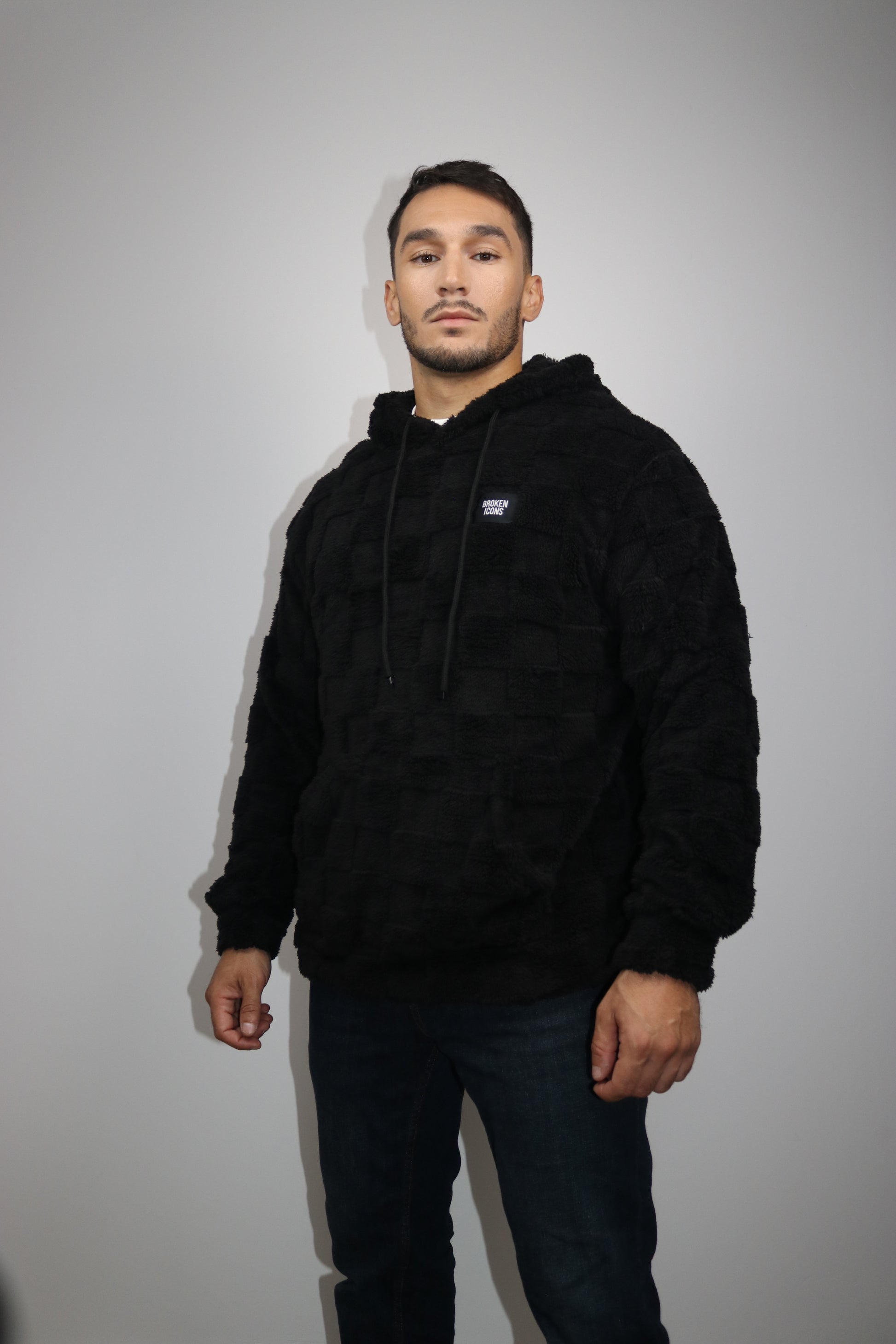 Sweat - Sherpa Noir Damier