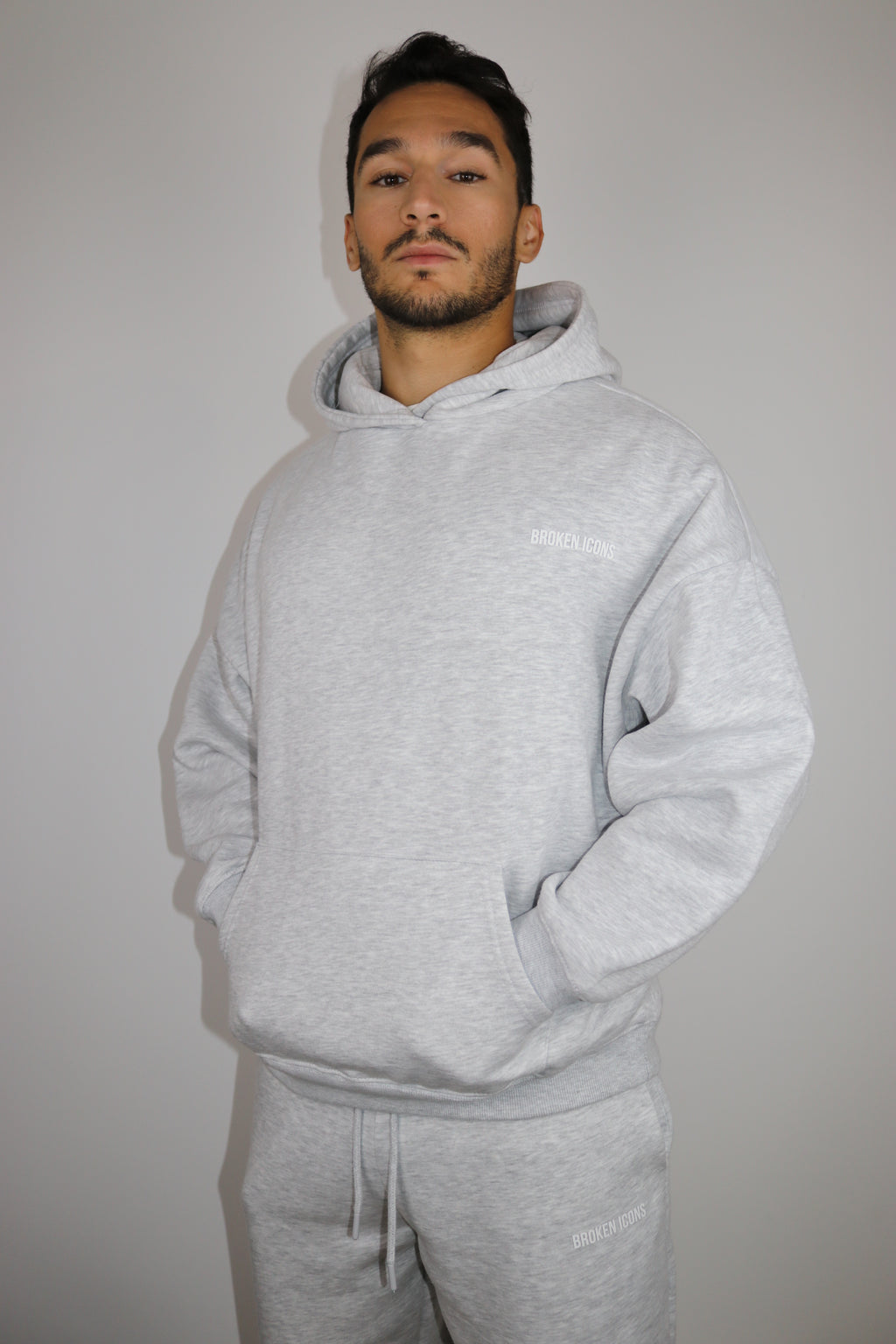 Sweat Molleton Oversize - Gris