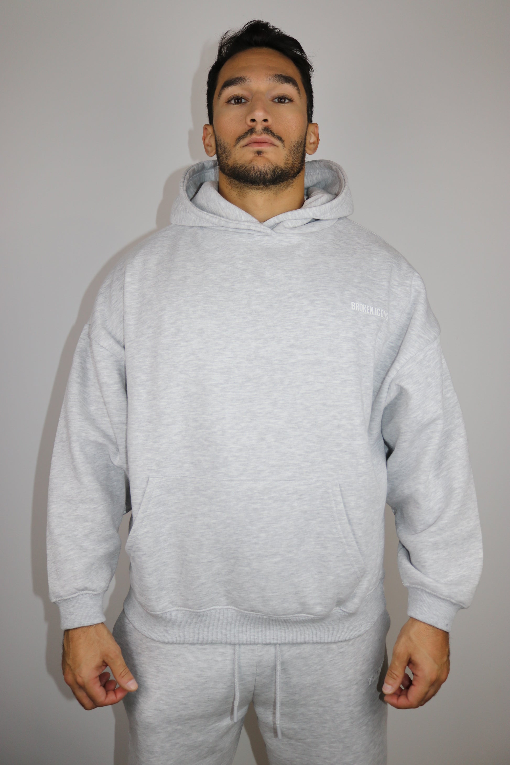 Sweat Molleton Oversize - Gris