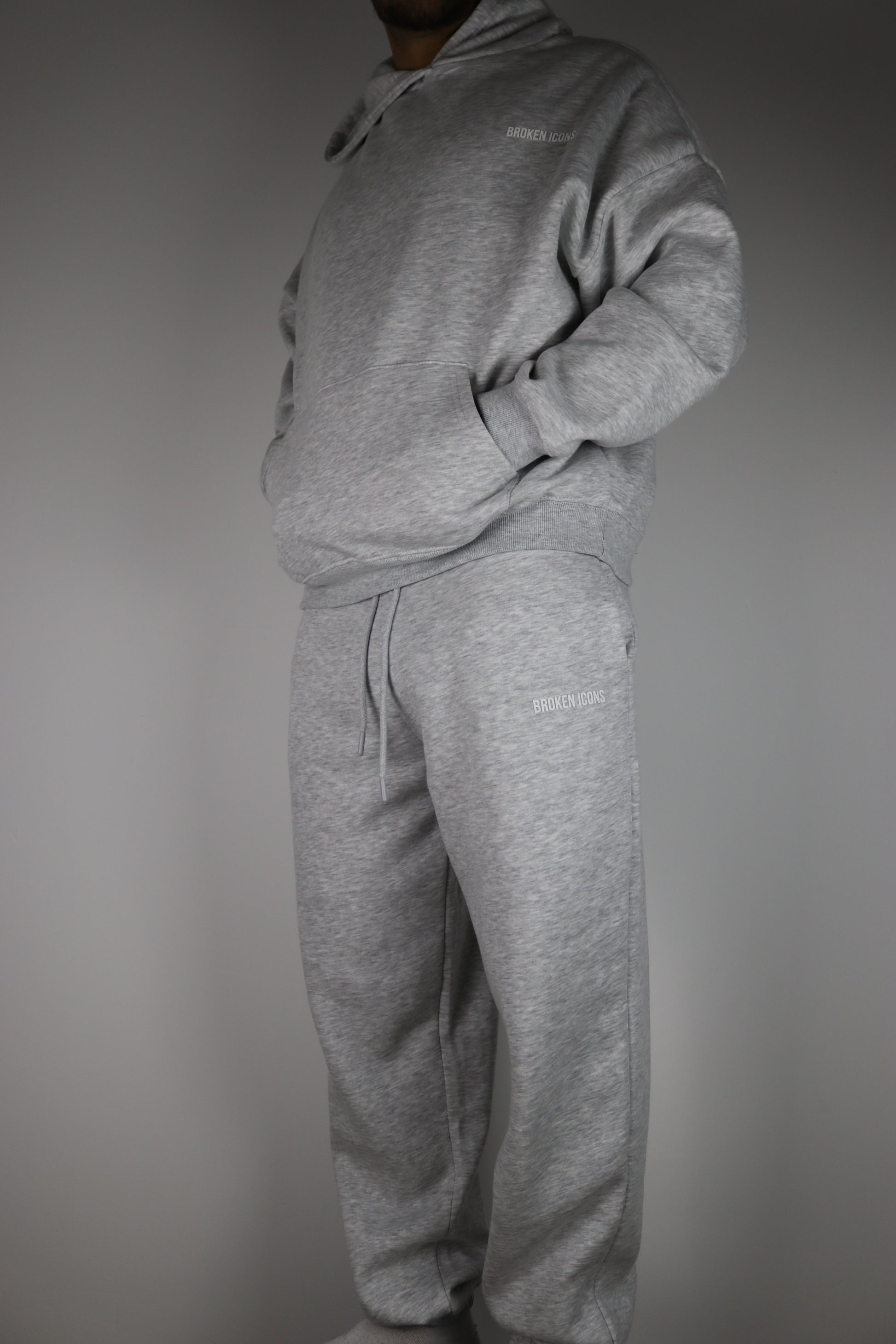 Pantalon Survêtement Molleton - Gris