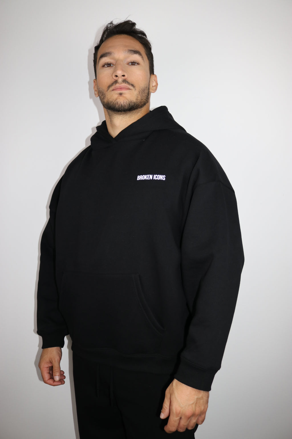 Sweat Molleton Oversize - Noir