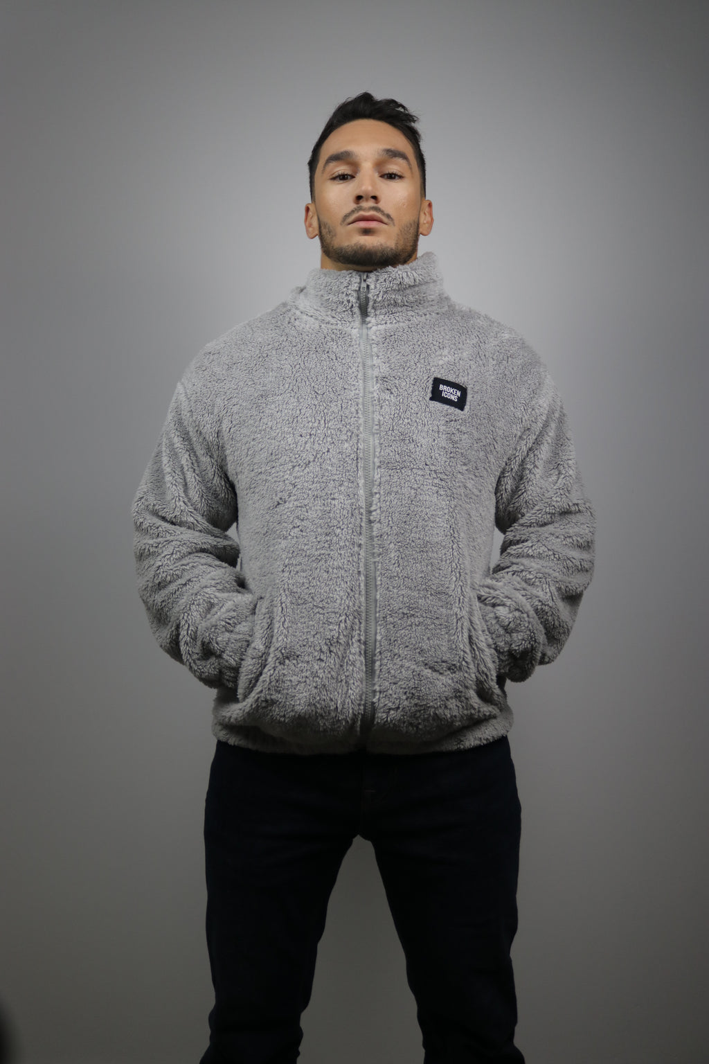 Veste - Sherpa Gris